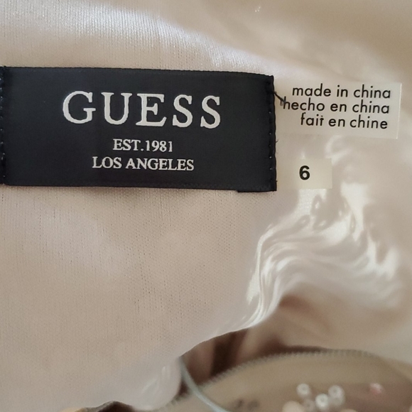 Guess sequin dress, champagne gold color - Picture 5 of 5